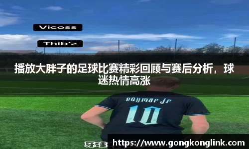 播放大胖子的足球比赛精彩回顾与赛后分析，球迷热情高涨
